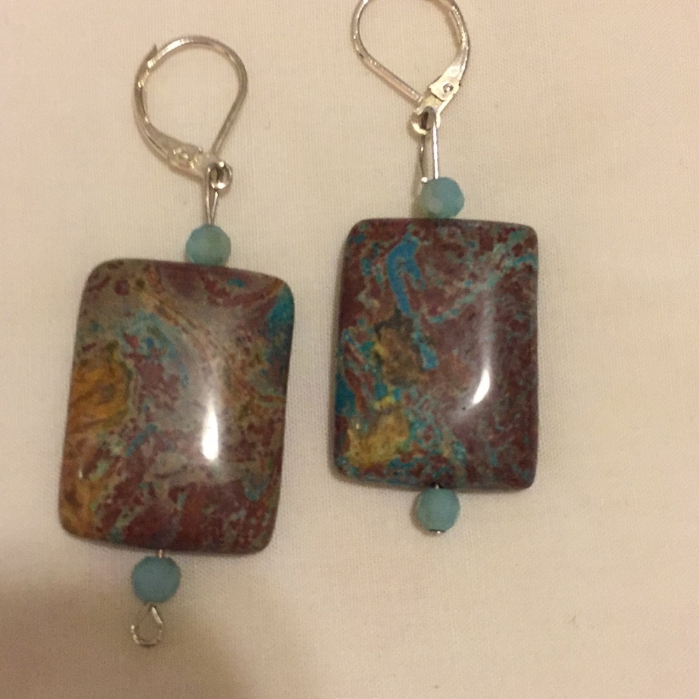 Beautiful Turquoise and Silver Earrings!